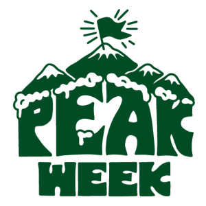 Peak Week green and white logo